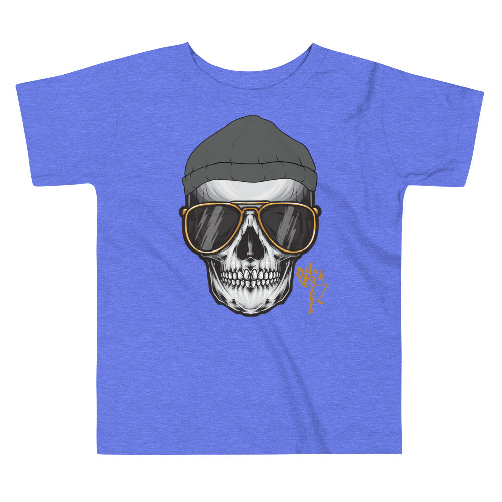 Skull and Beanie Toddler Short Sleeve Tee