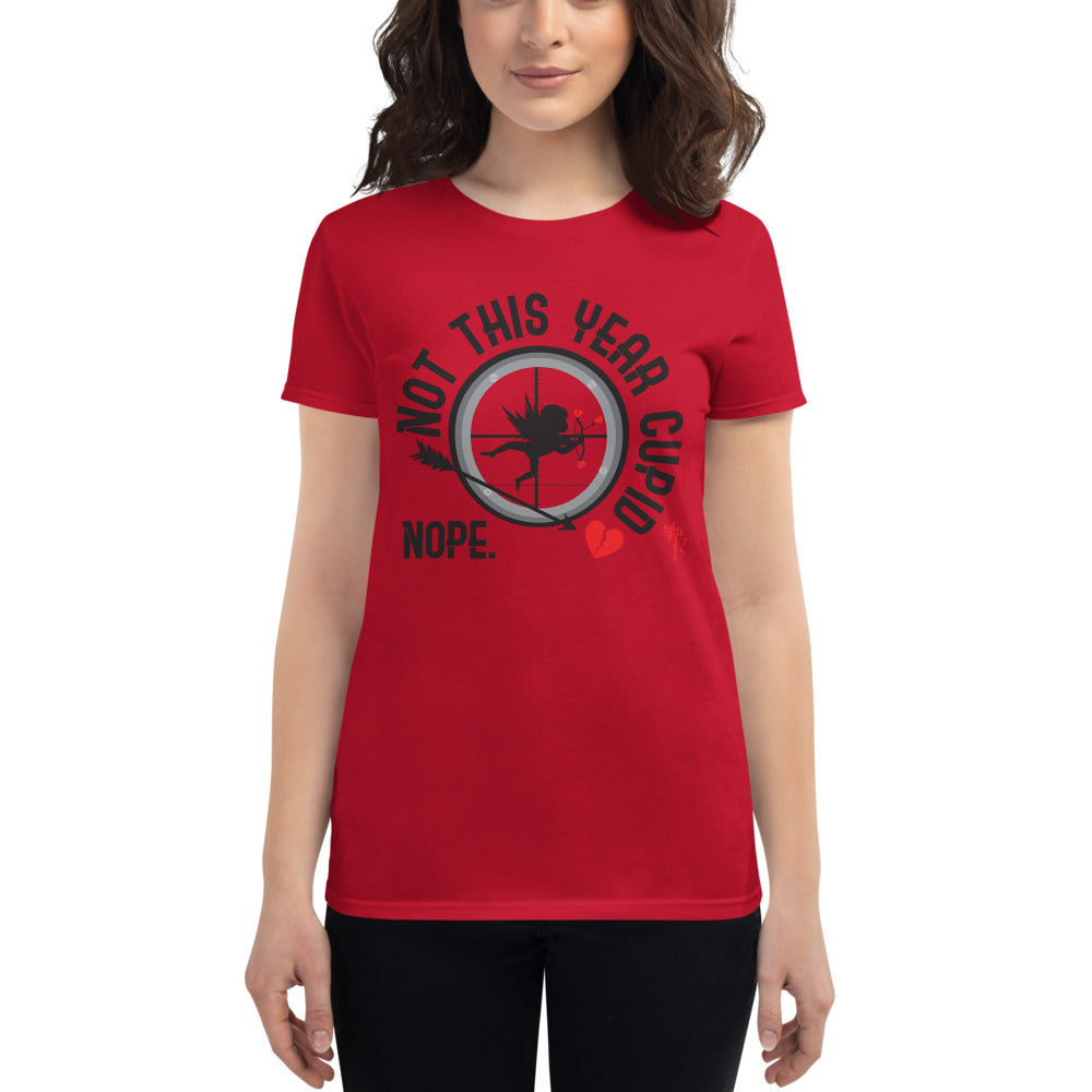 Not This Year Cupid Women's short sleeve t-shirt