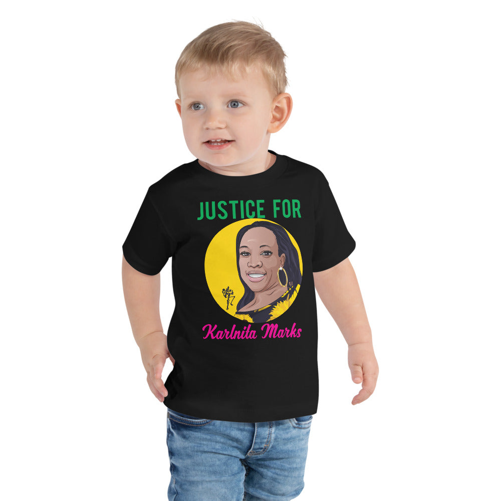 Justice for Karlnita Marks Toddler Short Sleeve Tee