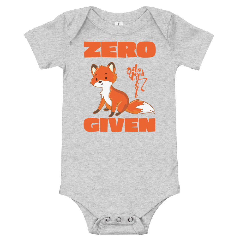 Zero Fox Given Onesie