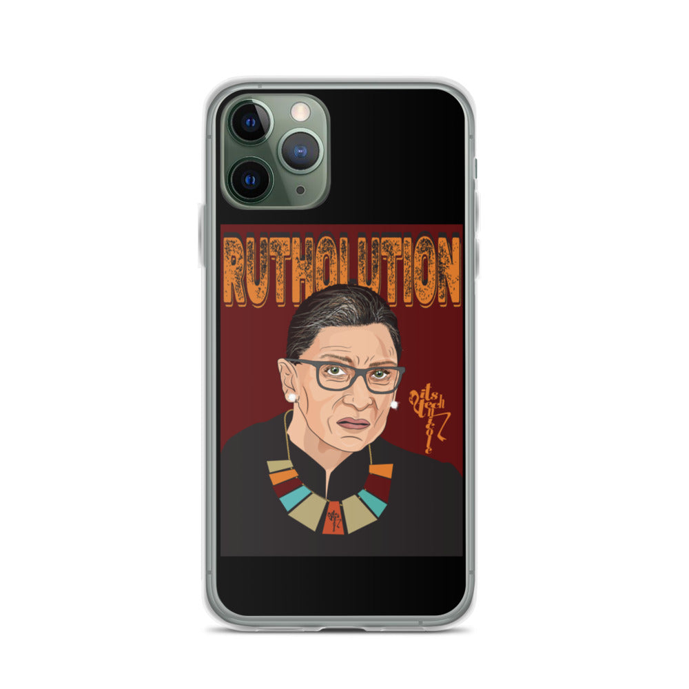 Ruth Bader Ginsburg Tribute Art iPhone Case