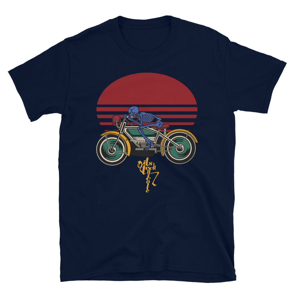 Art Inspired by Jordan 1 Mid SE Fearless Blue the Great Short-Sleeve T-Shirt