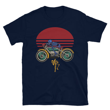 Art Inspired by Jordan 1 Mid SE Fearless Blue the Great Short-Sleeve T-Shirt