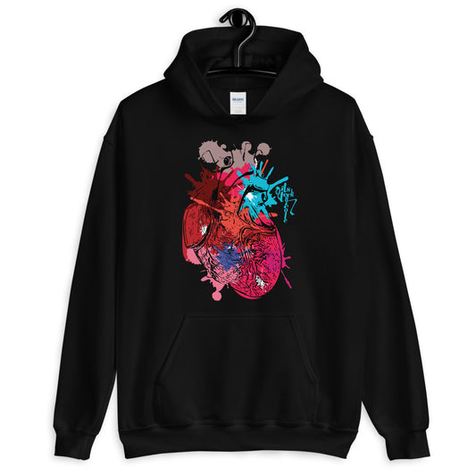 Art Heart Series: 1 Unisex Hoodie