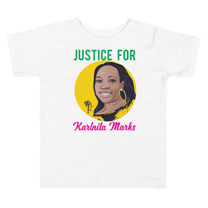 Justice for Karlnita Marks Toddler Short Sleeve Tee