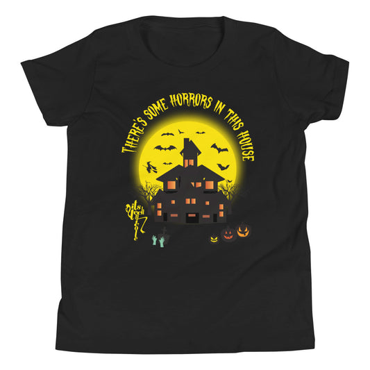 There's Some Horrors in this House....Youth Short Sleeve T-Shirt