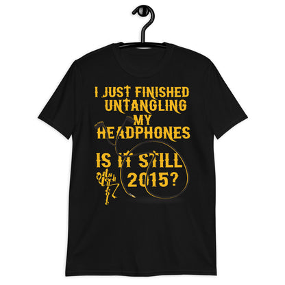 2015 Headphones Short-Sleeve Unisex T-Shirt