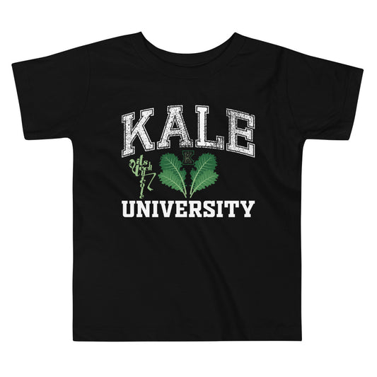 Kale University Toddler Short Sleeve Tee