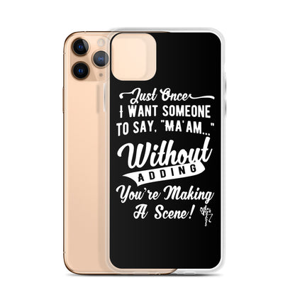 Making a Scene iPhone Case