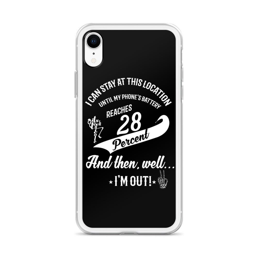 28% Battery iPhone Case