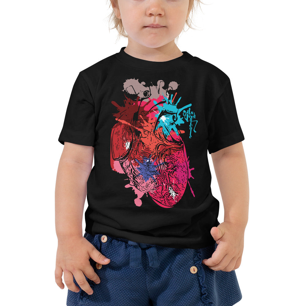 Art Heart Series: 1 Toddler Short Sleeve Tee
