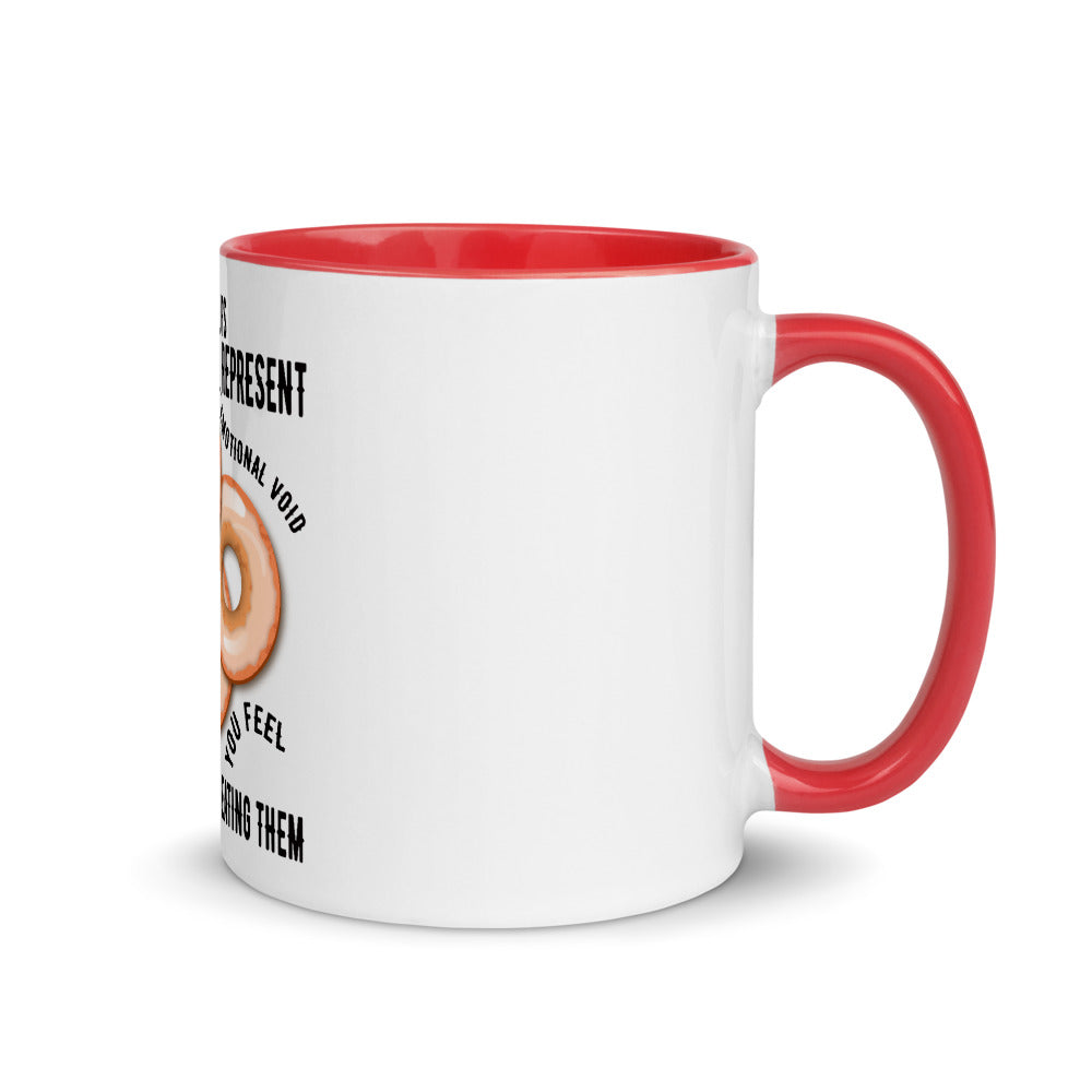 Donut Holes Mug with Color Inside