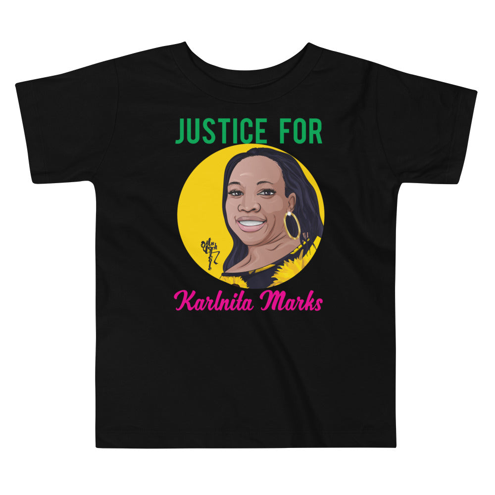 Justice for Karlnita Marks Toddler Short Sleeve Tee