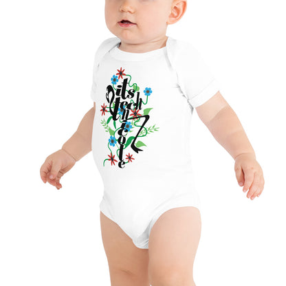 ItTechnicole Floral Onesie