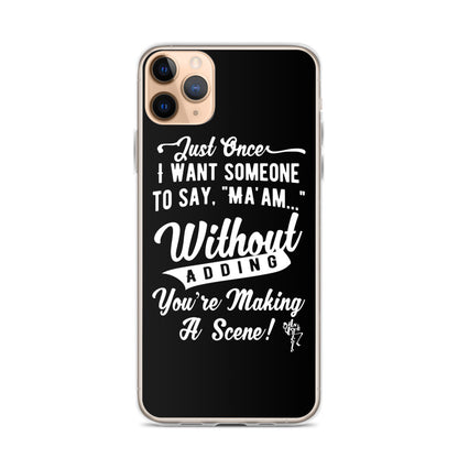 Making a Scene iPhone Case