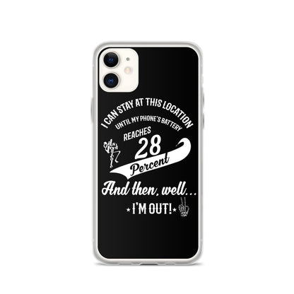 28% Battery iPhone Case