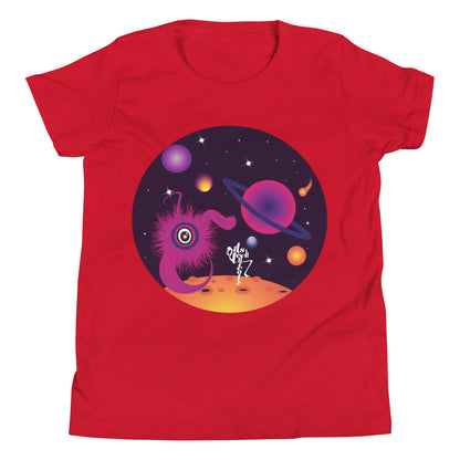 Technicole-ly In Space Youth Short Sleeve T-Shirt