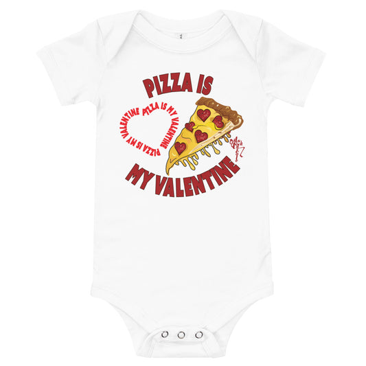 Pizza Is My Valentine Onesie