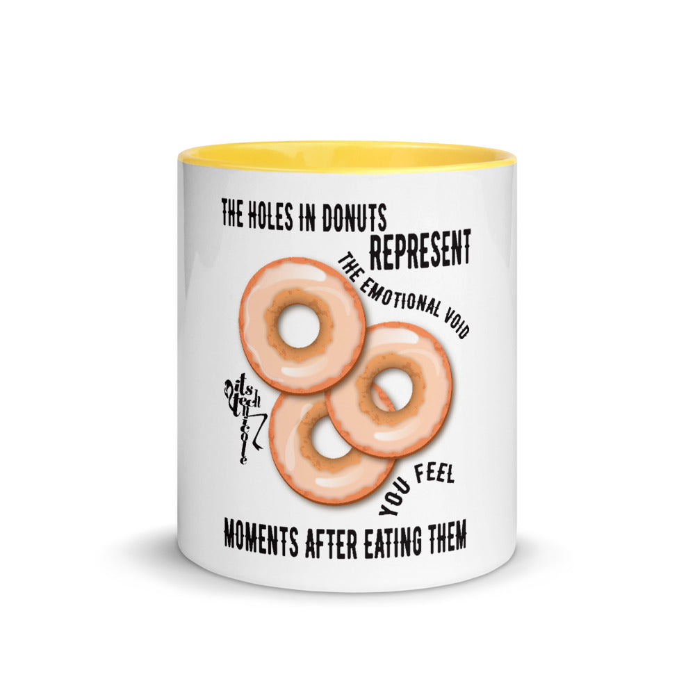 Donut Holes Mug with Color Inside