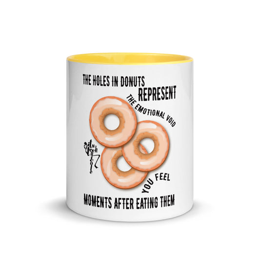 Donut Holes Mug with Color Inside