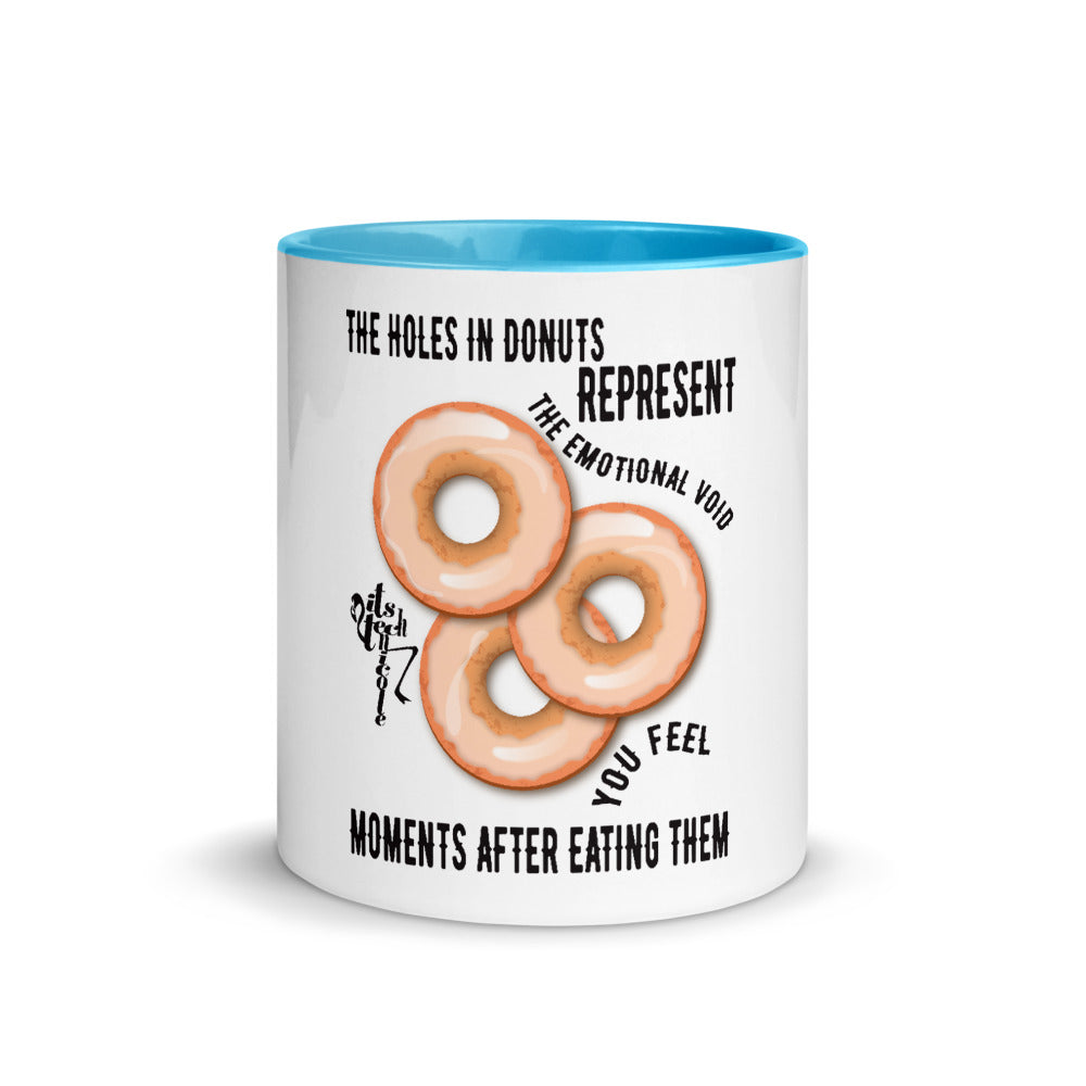 Donut Holes Mug with Color Inside