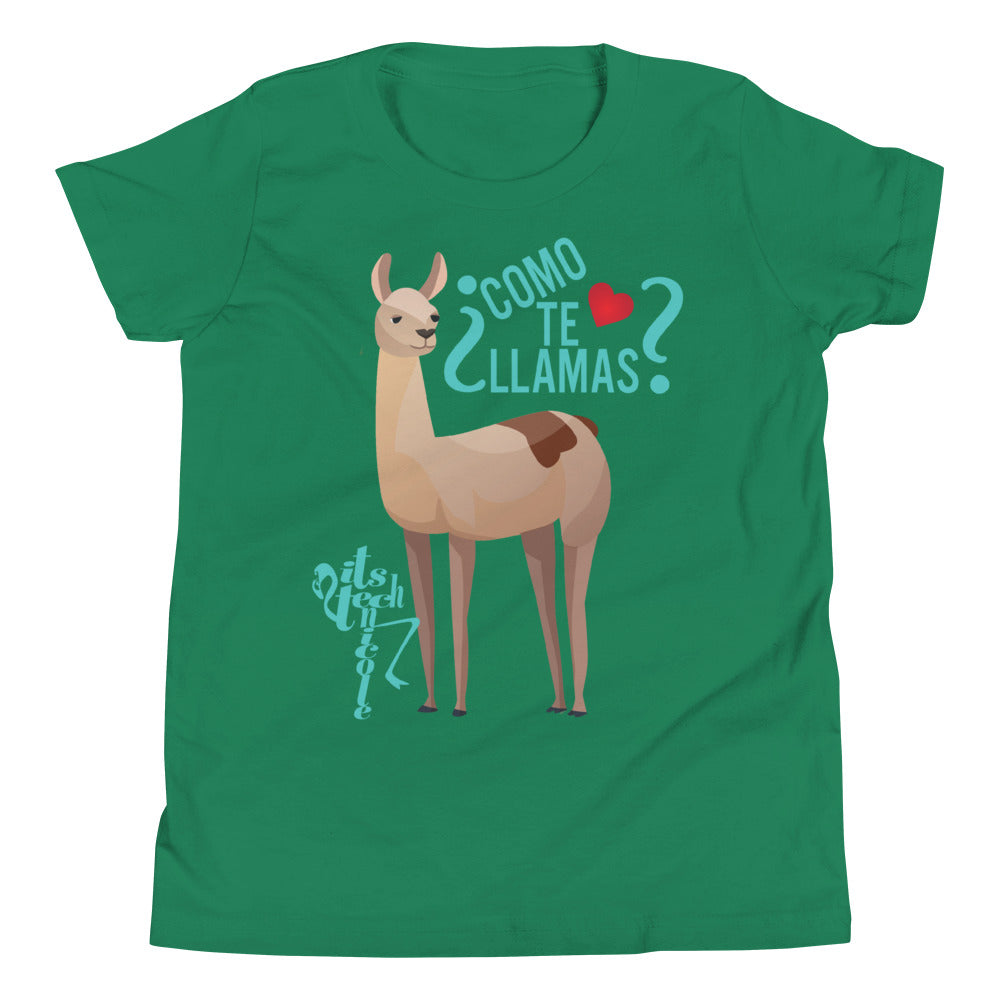 Como Te Llamas Youth Short Sleeve T-Shirt