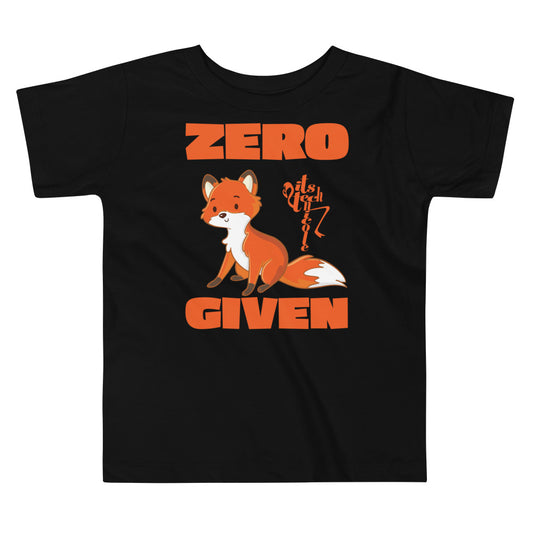 Zero Fox Given Toddler Short Sleeve Tee