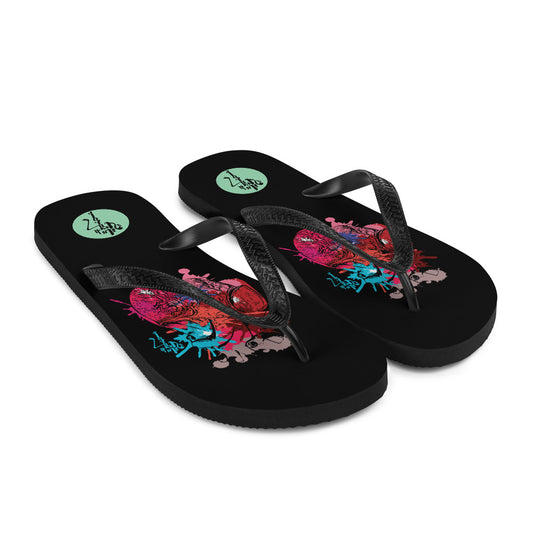 Heart Art Series: 1 Flip Flops