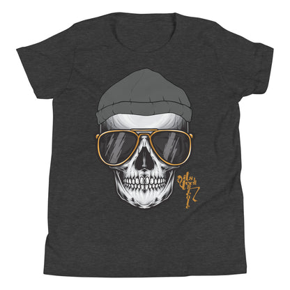Skull and Beanie Youth Short Sleeve T-Shirt