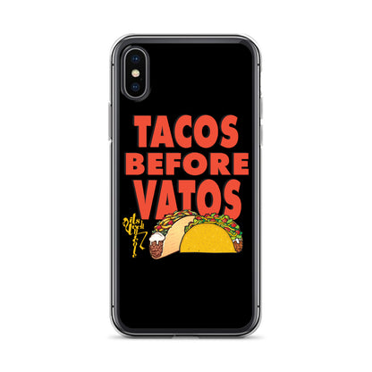 Tacos Before Vatos iPhone Case