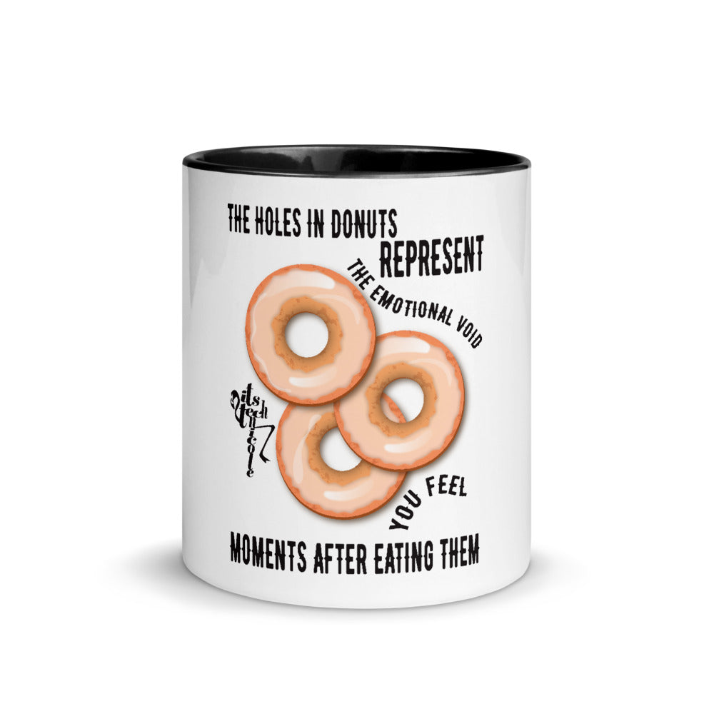 Donut Holes Mug with Color Inside