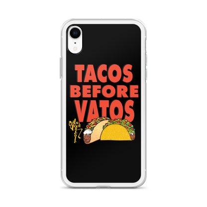 Tacos Before Vatos iPhone Case