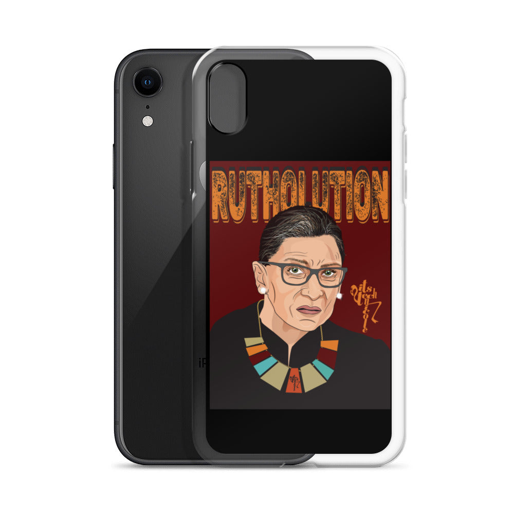 Ruth Bader Ginsburg Tribute Art iPhone Case