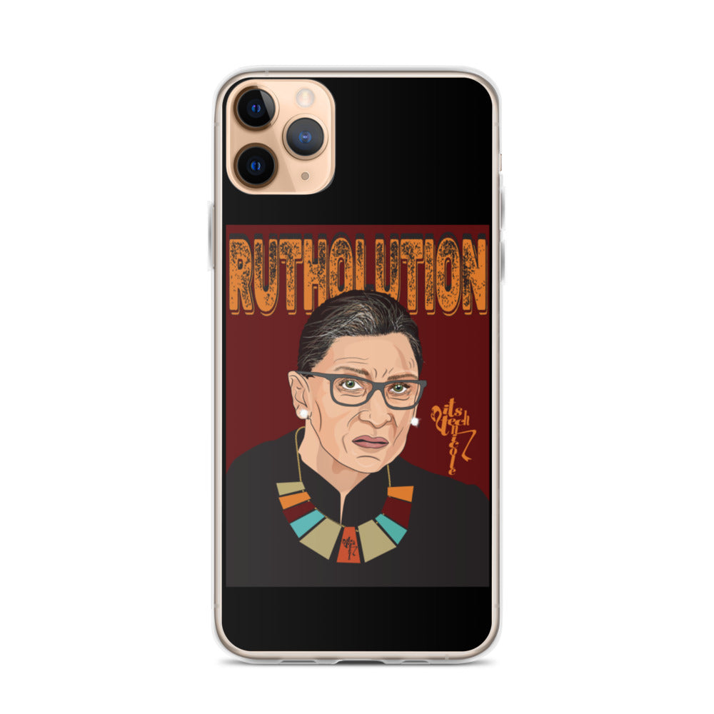 Ruth Bader Ginsburg Tribute Art iPhone Case