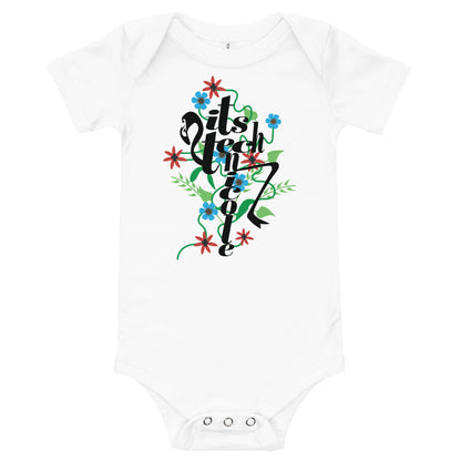 ItTechnicole Floral Onesie
