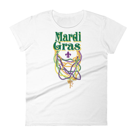 Mardi Gras Beads Women's short sleeve t-shirt