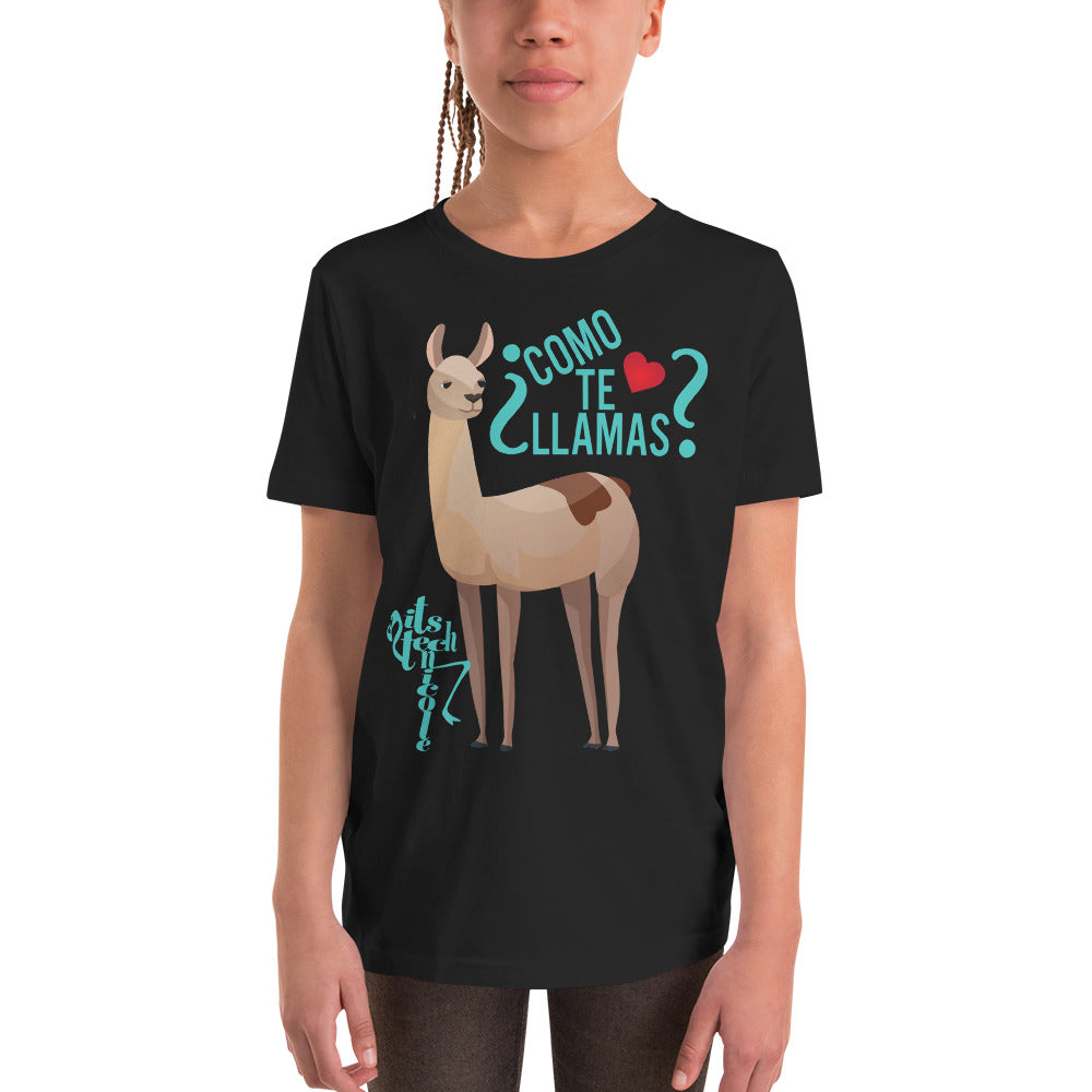 Como Te Llamas Youth Short Sleeve T-Shirt