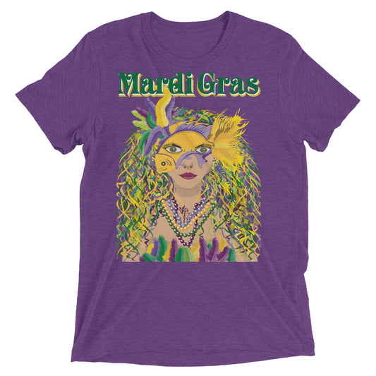 Mardi Gras Belle Short sleeve t-shirt