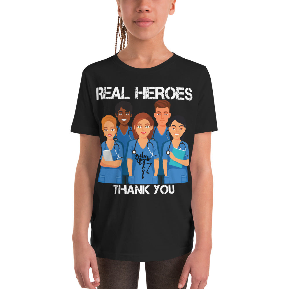 Real Heroes...Thank You Youth Short Sleeve T-Shirt