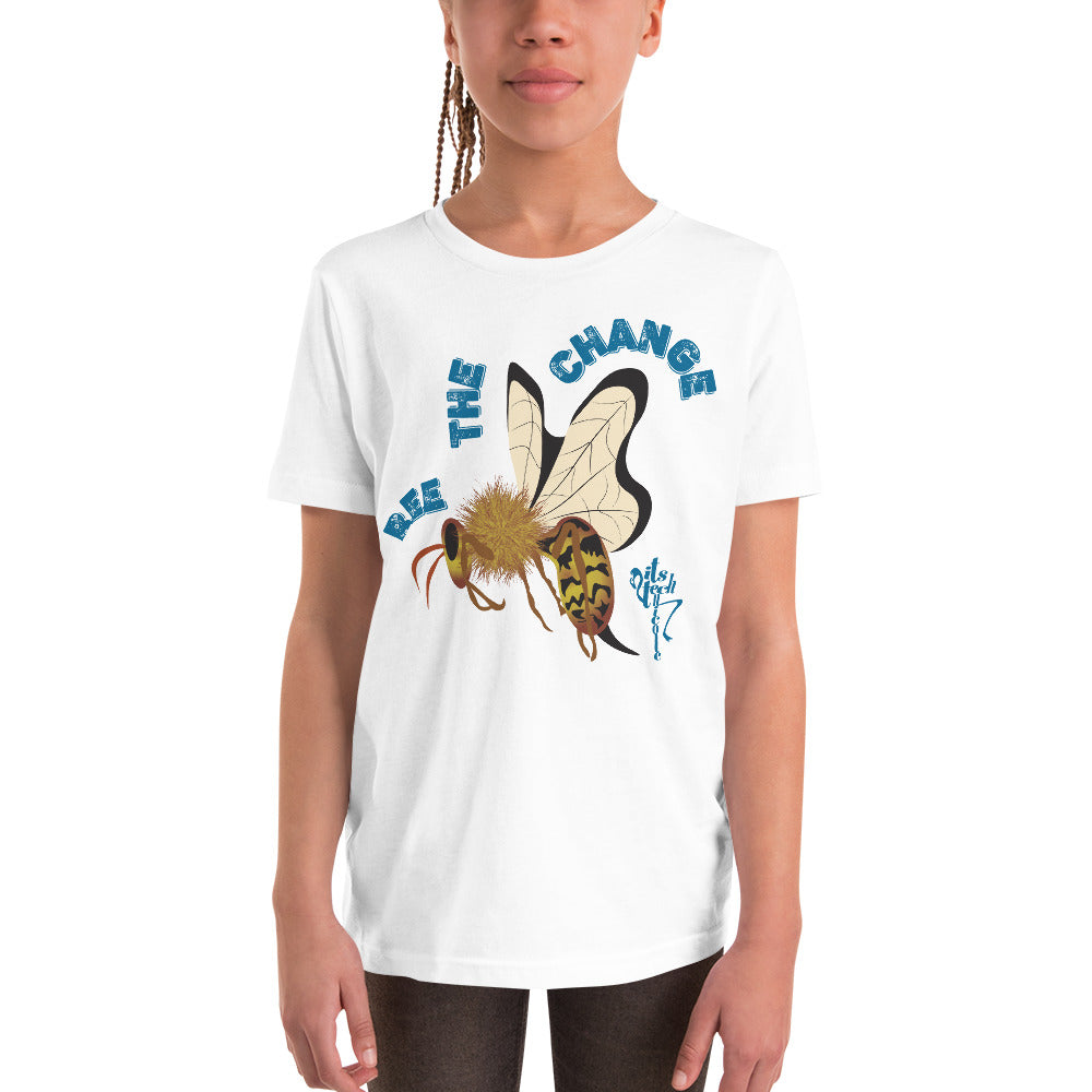 Bee The Change Youth Short Sleeve T-Shirt