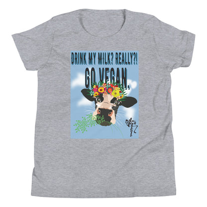 Go Vegan Youth Short Sleeve T-Shirt