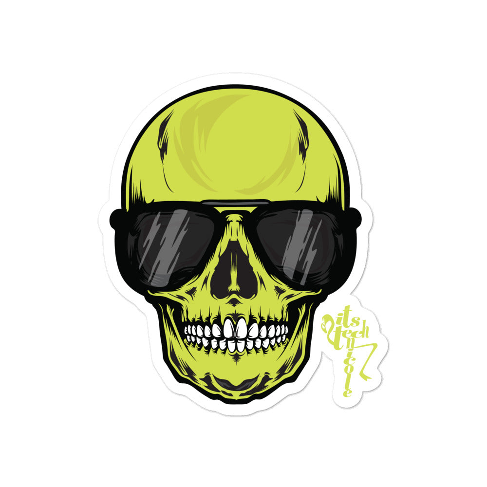 95 Skull Bubble-free stickers