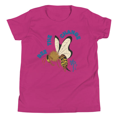 Bee The Change Youth Short Sleeve T-Shirt