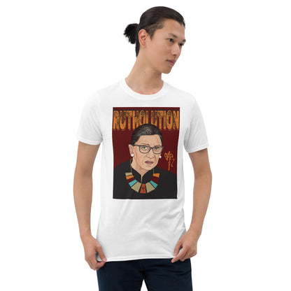 Ruth Bader Ginsburg Tribute Art Short-Sleeve Unisex T-Shirt
