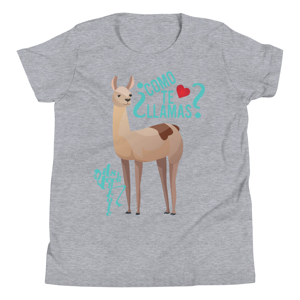 Como Te Llamas Youth Short Sleeve T-Shirt