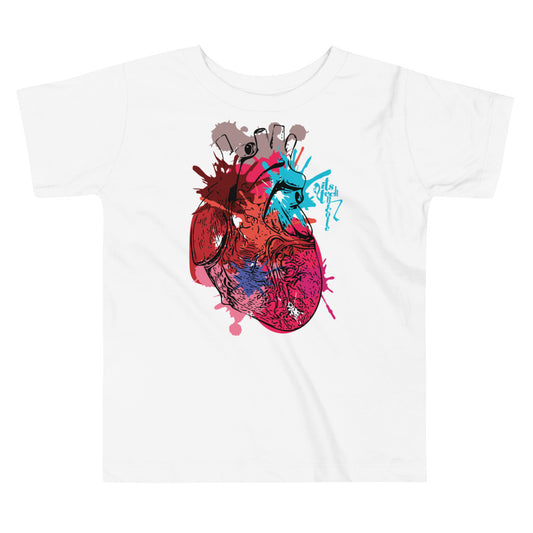 Art Heart Series: 1 Toddler Short Sleeve Tee