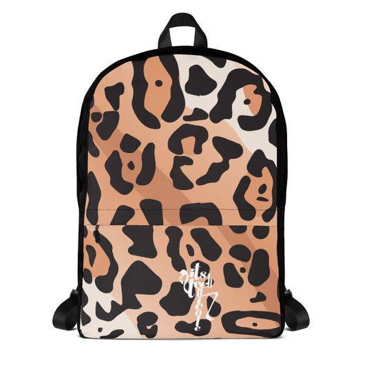 Jaguar Print Backpack