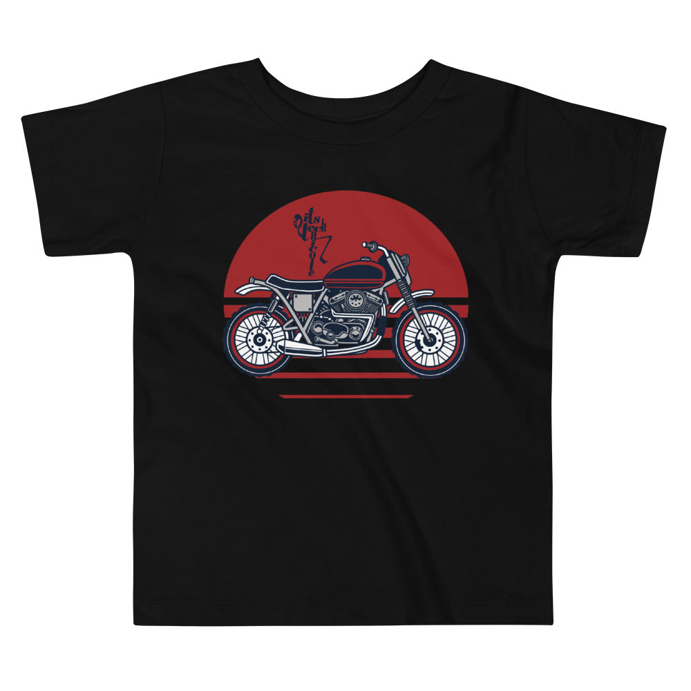 Motorcycle (Red) Toddler Short Sleeve Tee