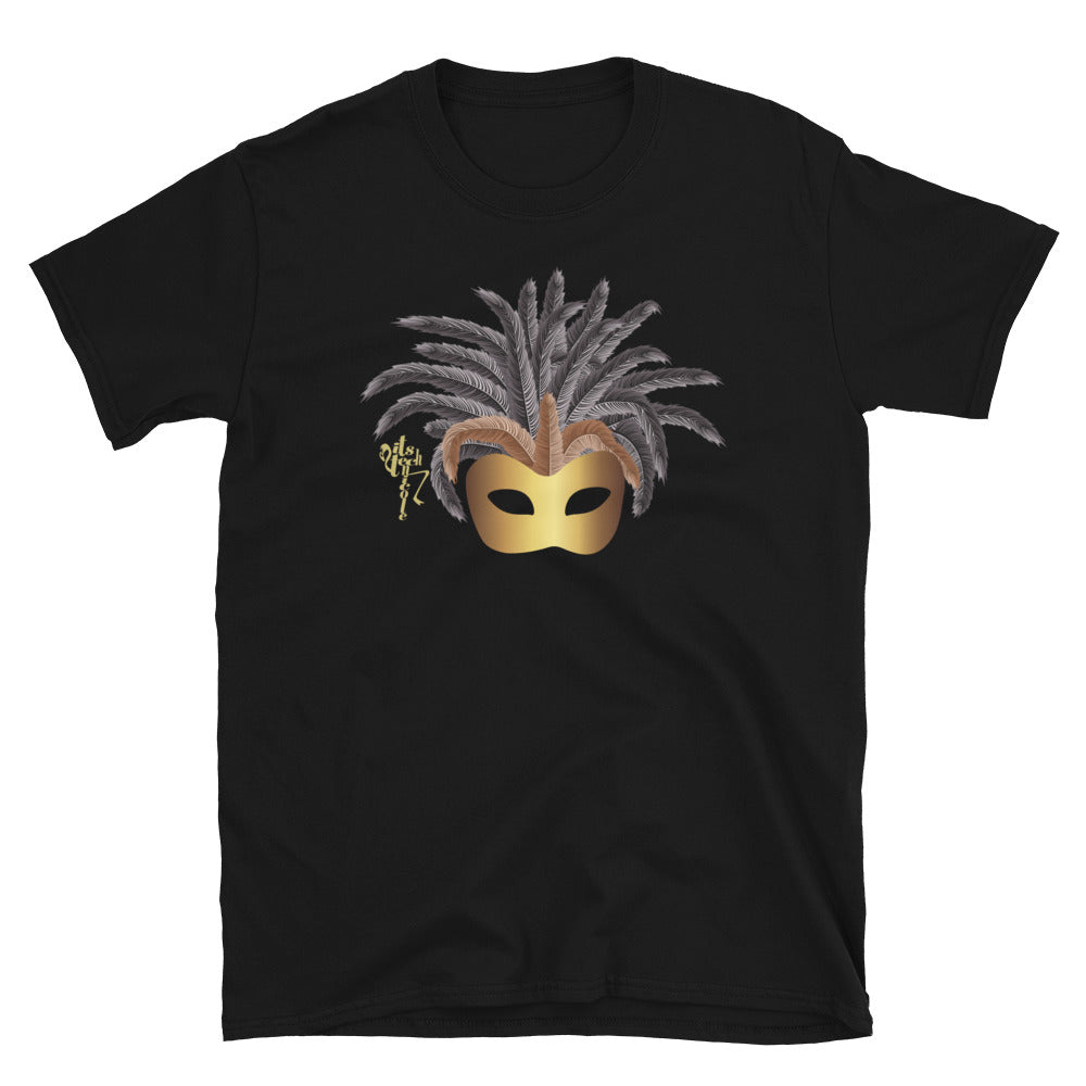 Mardi Gras Gold Mask (Unisex) T-Shirt