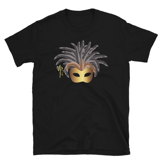 Mardi Gras Gold Mask (Unisex) T-Shirt